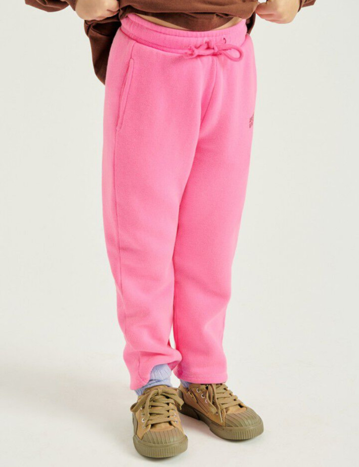 American Vintage Jogging Enfant Droit Izubird Rose Fluo - 2