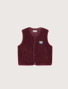 American Vintage Veste Enfant Sans Manches Hoktown Bordeaux Chiné