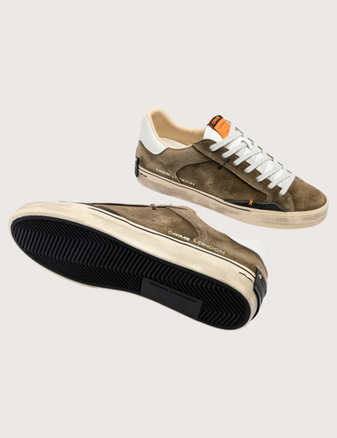 Crime London Baskets Basses Homme Desconstructed Marron - 2