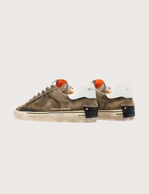 Crime London Baskets Basses Homme Desconstructed Marron - 4