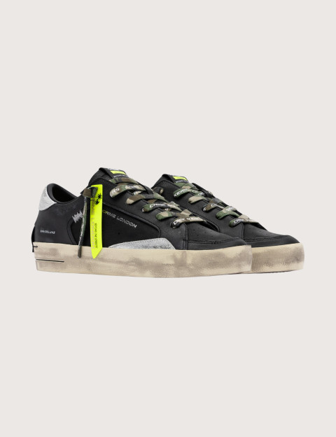 Crime London Baskets Basses Homme SK8 Deluxe Noir Camouflage - 2
