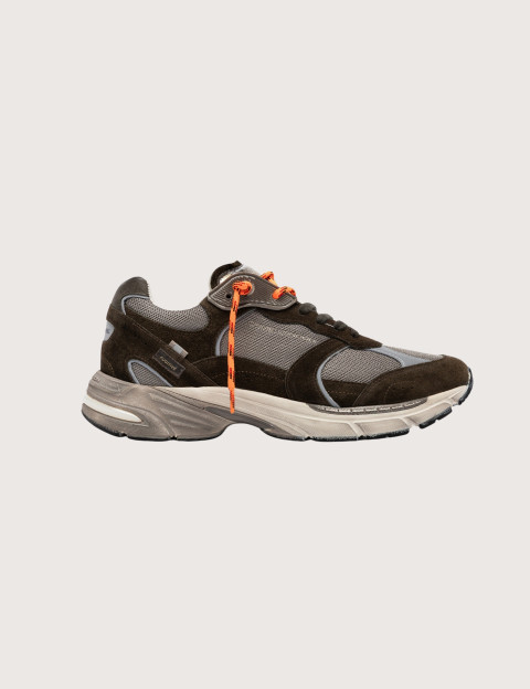 Crime London Baskets Homme Fugitive Gris Kaki