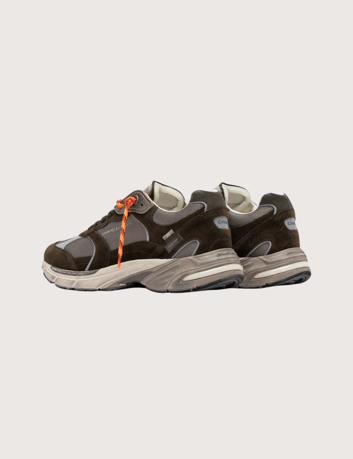 Crime London Baskets Homme Fugitive Gris Kaki - 4
