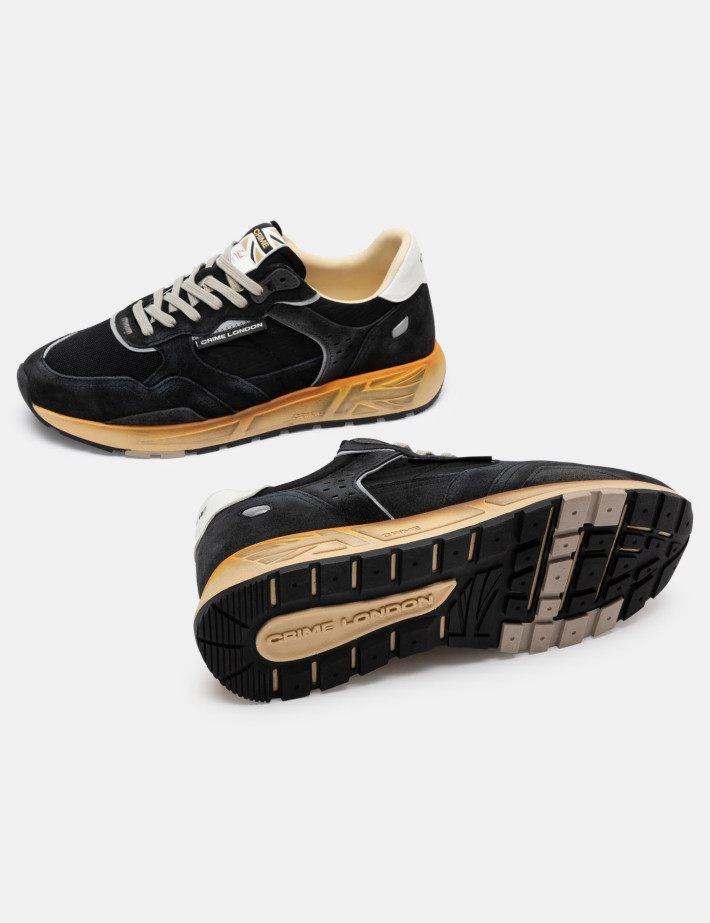 Crime London Baskets Homme Rush Noir - 3