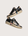 Crime London Baskets Basses Femme SK8 Deluxe Noir Doré - 3