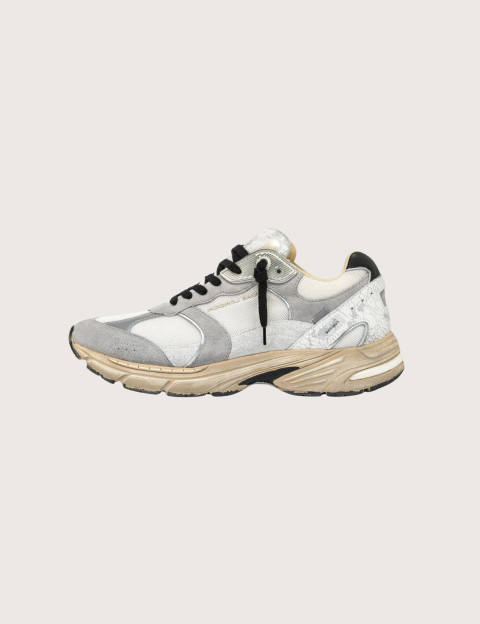 Crime London Baskets Homme Fugitive Gris Blanc - 2