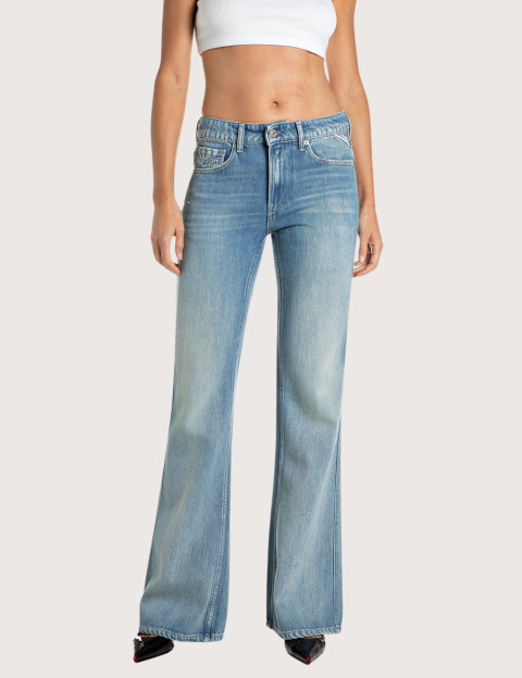 REPLAY Jean Femme Taille Basse Flare Jance C010