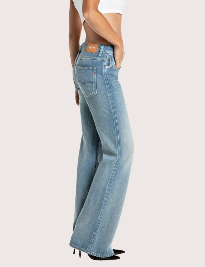 REPLAY Jean Femme Taille Basse Flare Jance C010 - 3