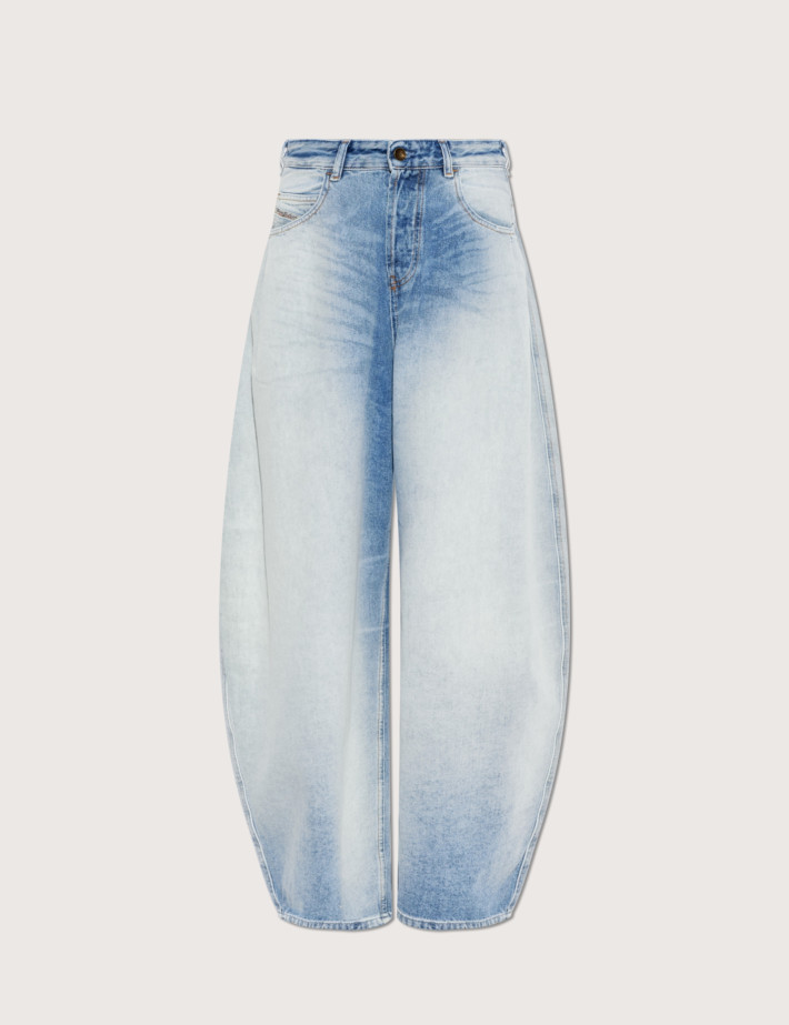 DIESEL Jean Femme Large D-Khelz Délavé 7EE