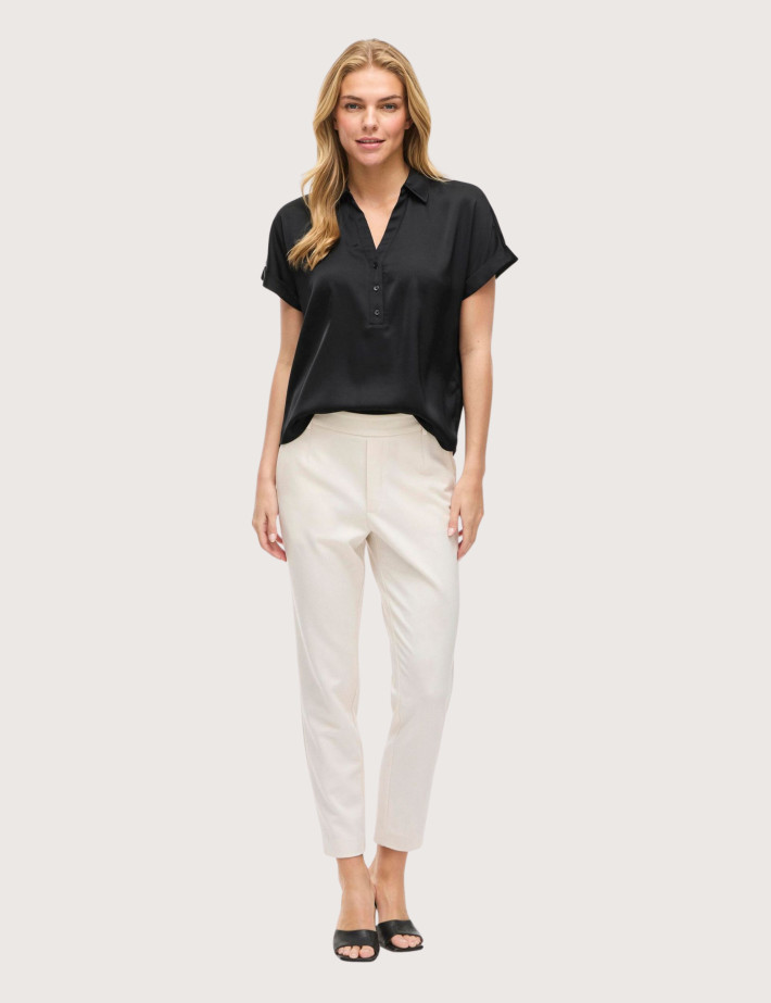 Vila Haut Femme Manches Courtes Enna Noir - 5