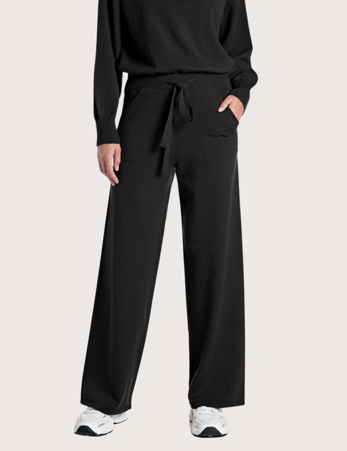 REPLAY Pantalon de Jogging Cordon Femme Noir C098