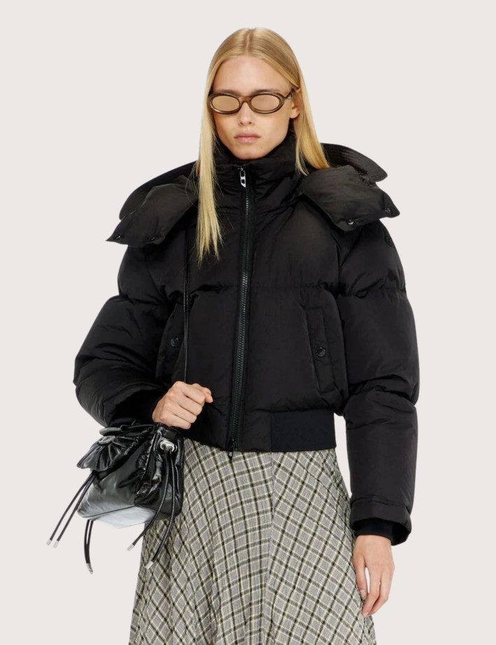 DIESEL Doudoune Femme Peyt Noir - 2