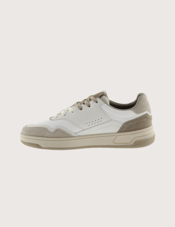 VICTORIA Baskets Basses Bi-Matières Homme C80 Blanc Beige - 3