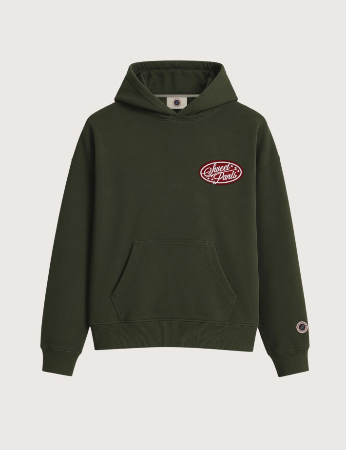 SWEET PANTS Sweat Capuche Unisex Beverly Hood Kaki