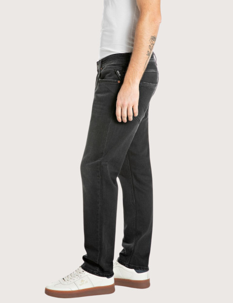 Jean Homme Coupe Regular Slim Willbi Noir C099