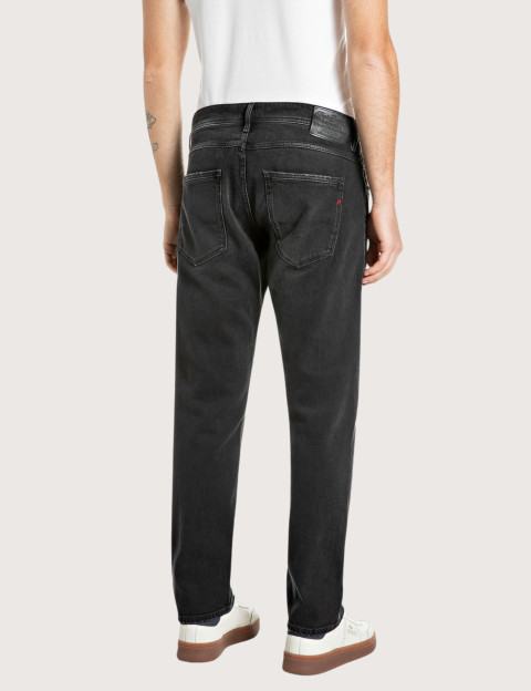 Jean Homme Coupe Regular Slim Willbi Noir C099