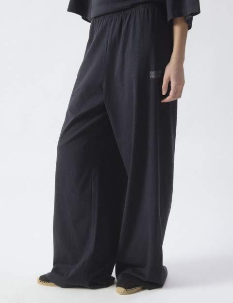 American Vintage Bas de Jogging Ample Femme Gixy Noir - 6