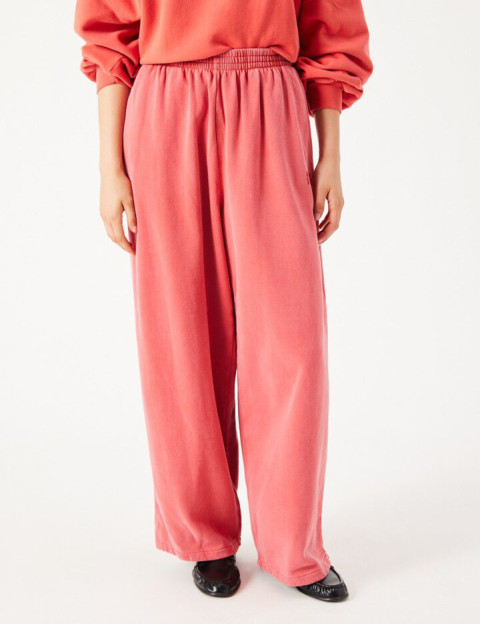 American Vintage Bas de Jogging Ample Femme Jitbay Vermillon Vintage - 4