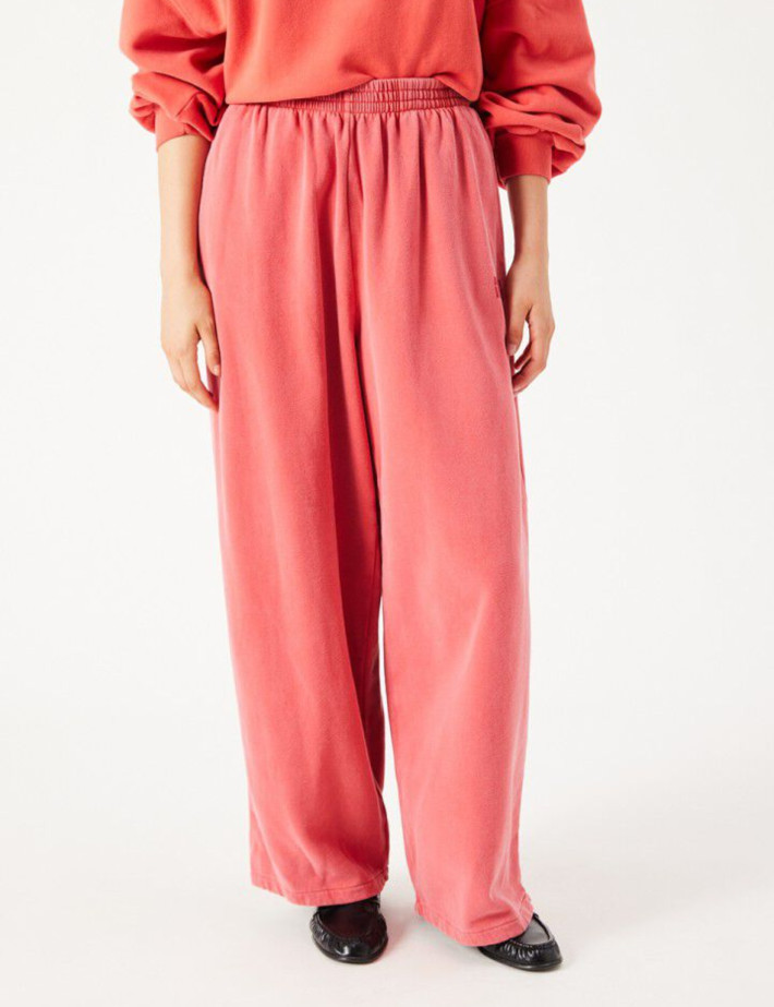 American Vintage Bas de Jogging Ample Femme Jitbay Vermillon Vintage - 4