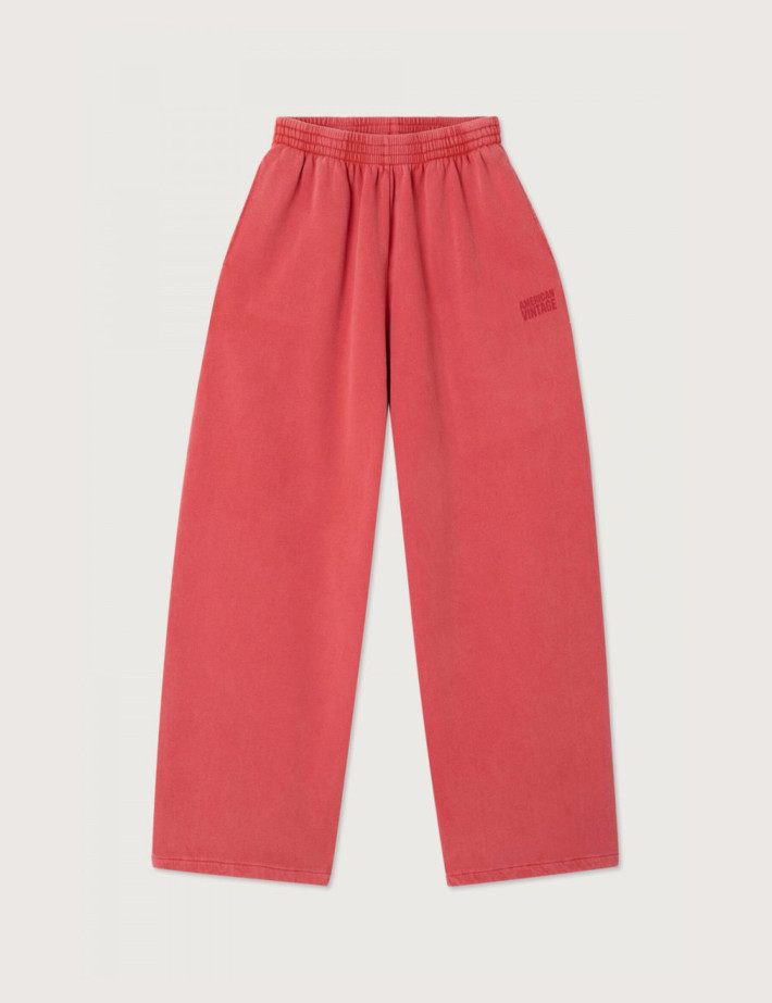 American Vintage Bas de Jogging Ample Femme Jitbay Vermillon Vintage