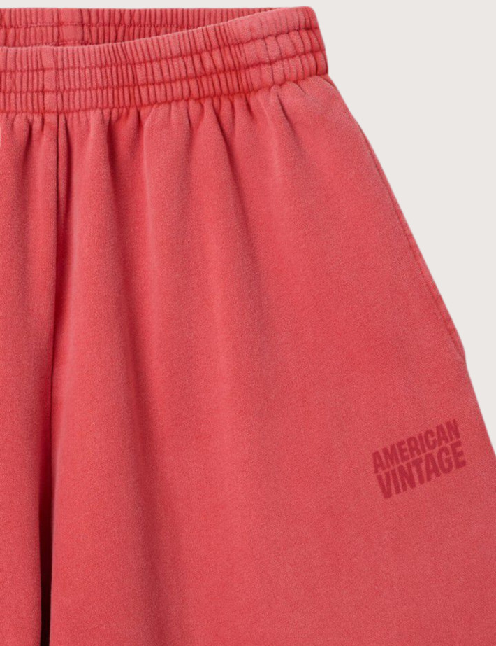 American Vintage Bas de Jogging Ample Femme Jitbay Vermillon Vintage - 6