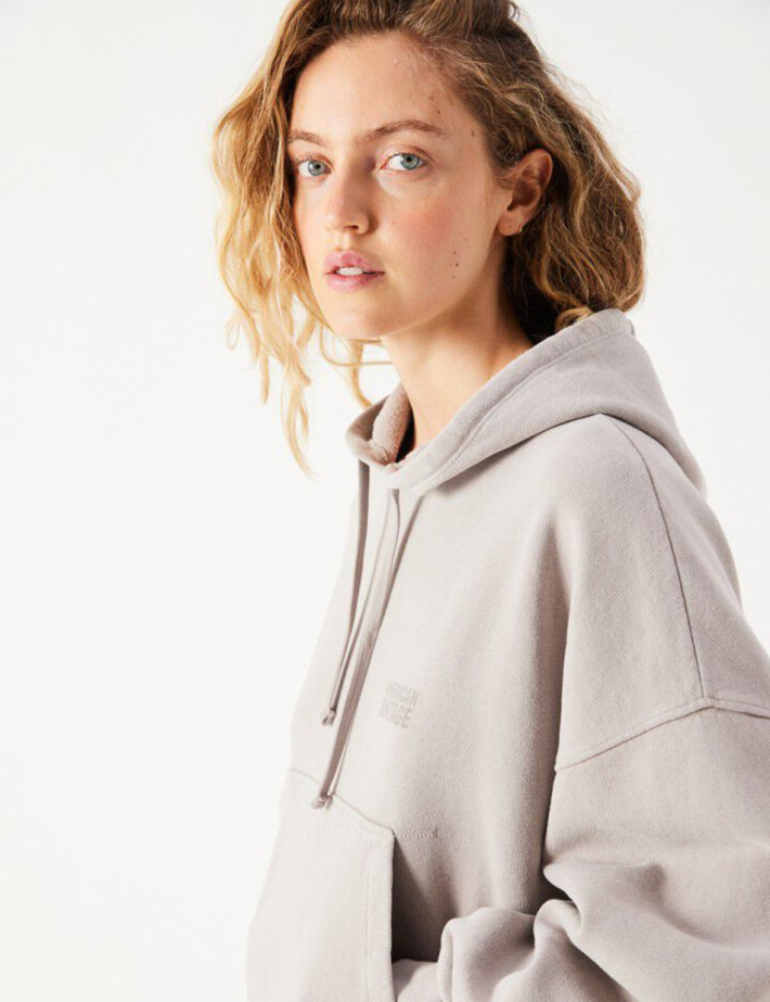 American Vintage Sweat Femme Capuche Jitbay Brumeux Vintage - 6