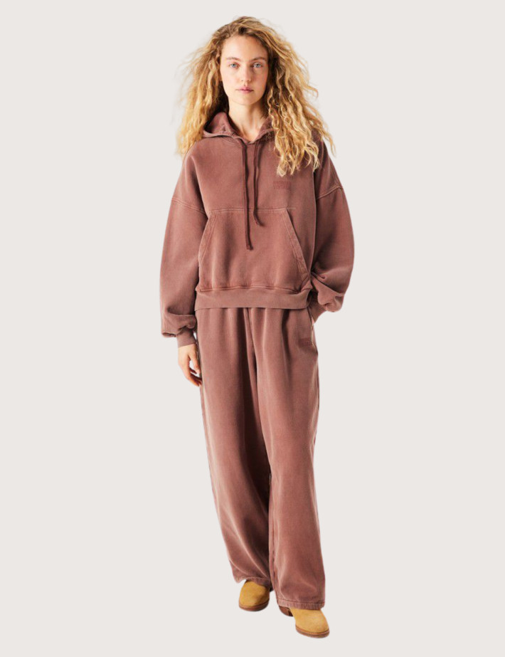 American Vintage Sweat Femme Capuche Jitbay Noyer Vintage - 5