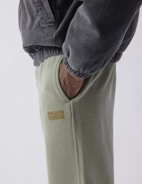 American Vintage Bas de Jogging Ample Homme Plizzy Pistou Vintage - 4