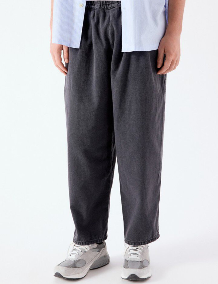 American Vintage Pantalon Baggy Homme Jazy Noir - 2