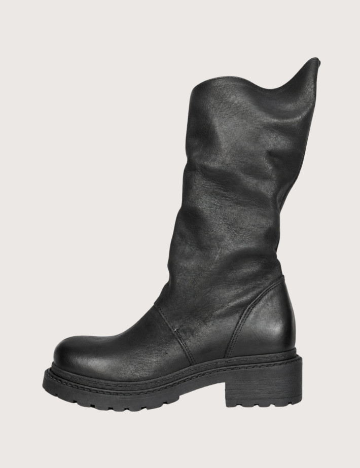 Bottes en Cuir MA45 Nubuck Noir