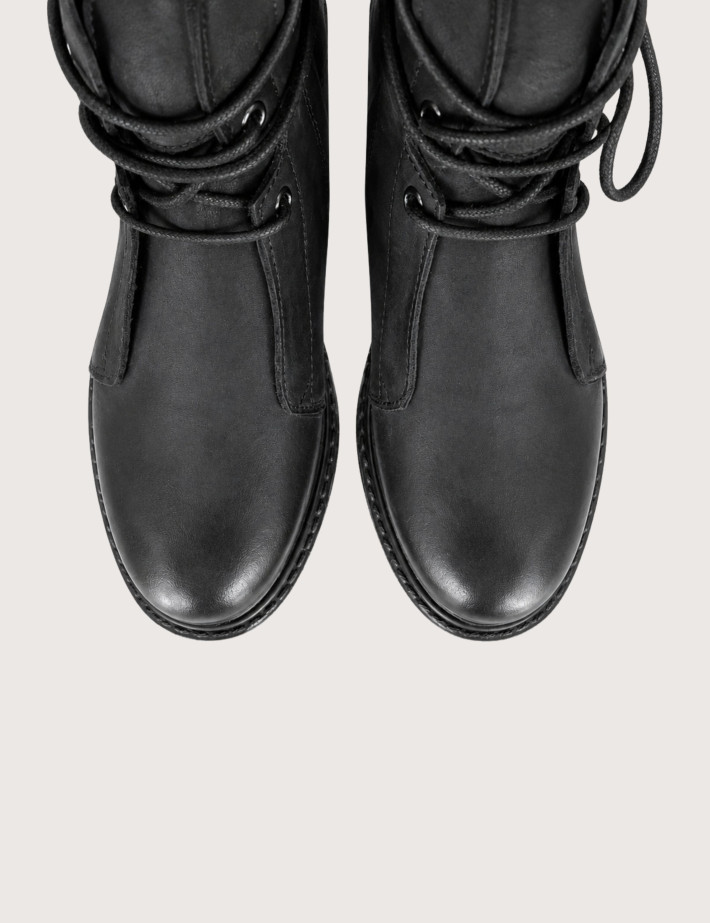 Bootes en Cuir MA977 Nubuck Noir