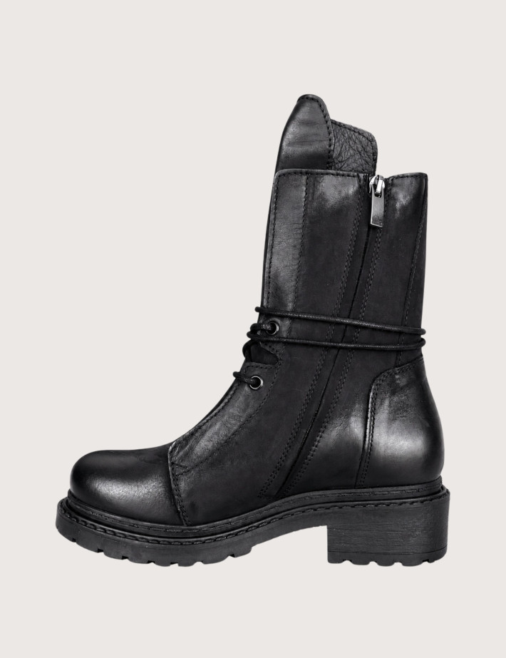 Bootes en Cuir MA977 Nubuck Noir