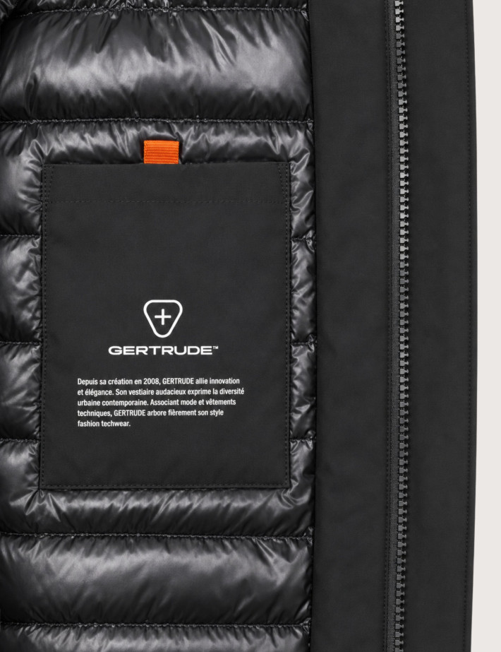 GERTRUDE Veste Homme Parka Vlad Noir - 4