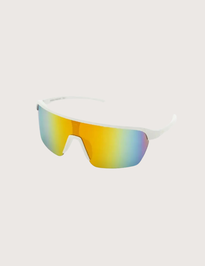 IYÜ Design Lunettes de Soleil Julian Blanc Reflet Jaune - 2