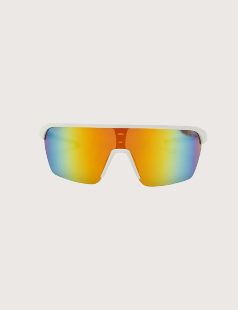 IYÜ Design Lunettes de Soleil Julian Blanc Reflet Jaune