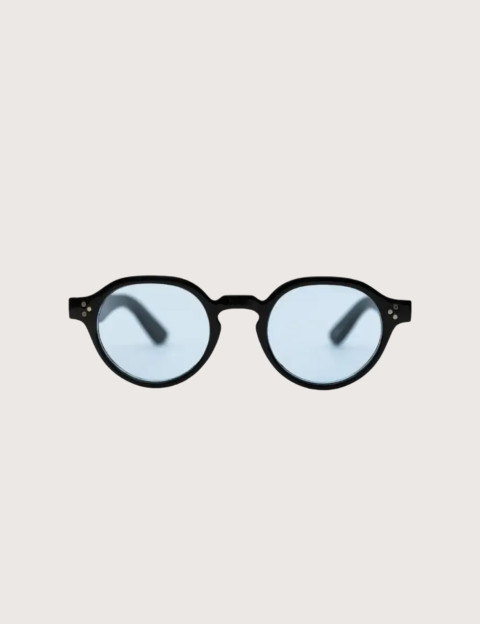 IYÜ Design Lunettes de Soleil Orso Noir Bleu