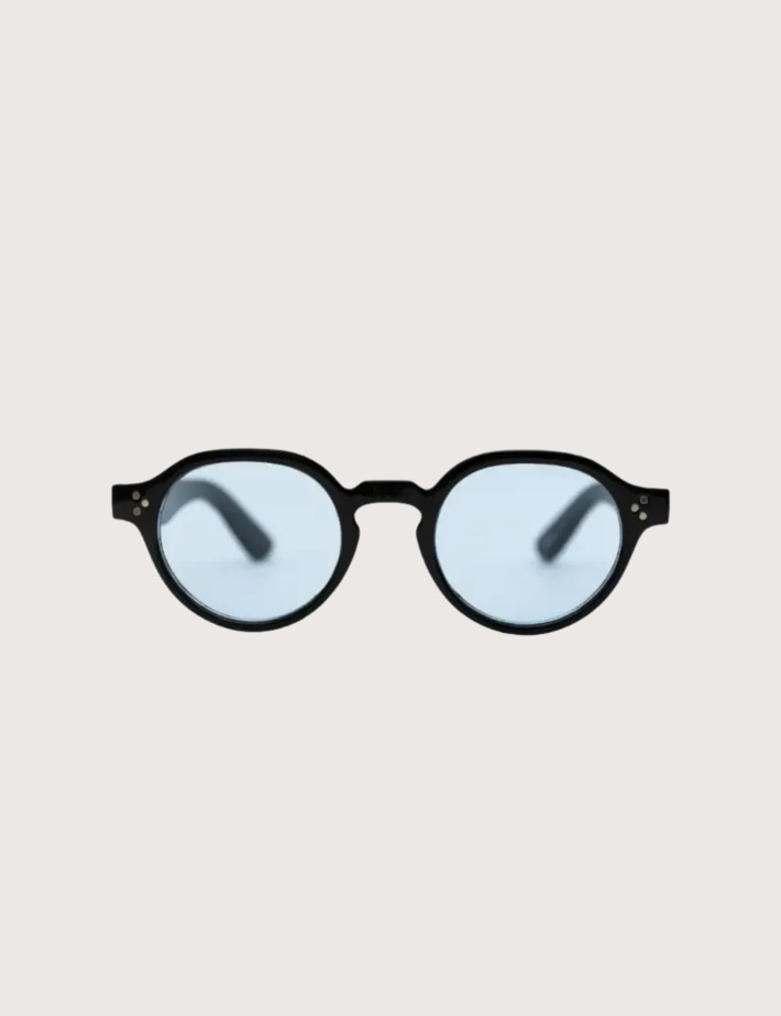 IYÜ Design Lunettes de Soleil Orso Noir Bleu
