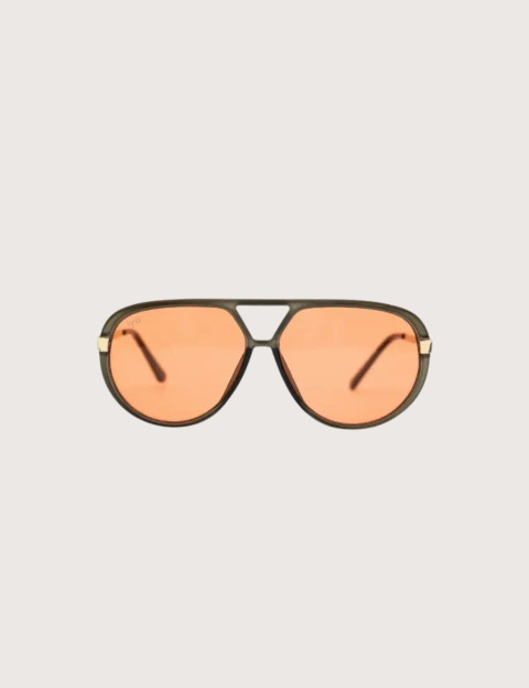 IYÜ Design Lunettes de Soleil Tomy Cristal Gris Rose