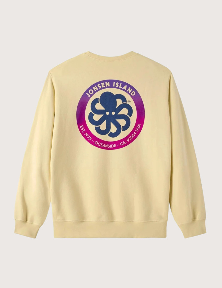 Sweat Homme Classic Authentic Jaune