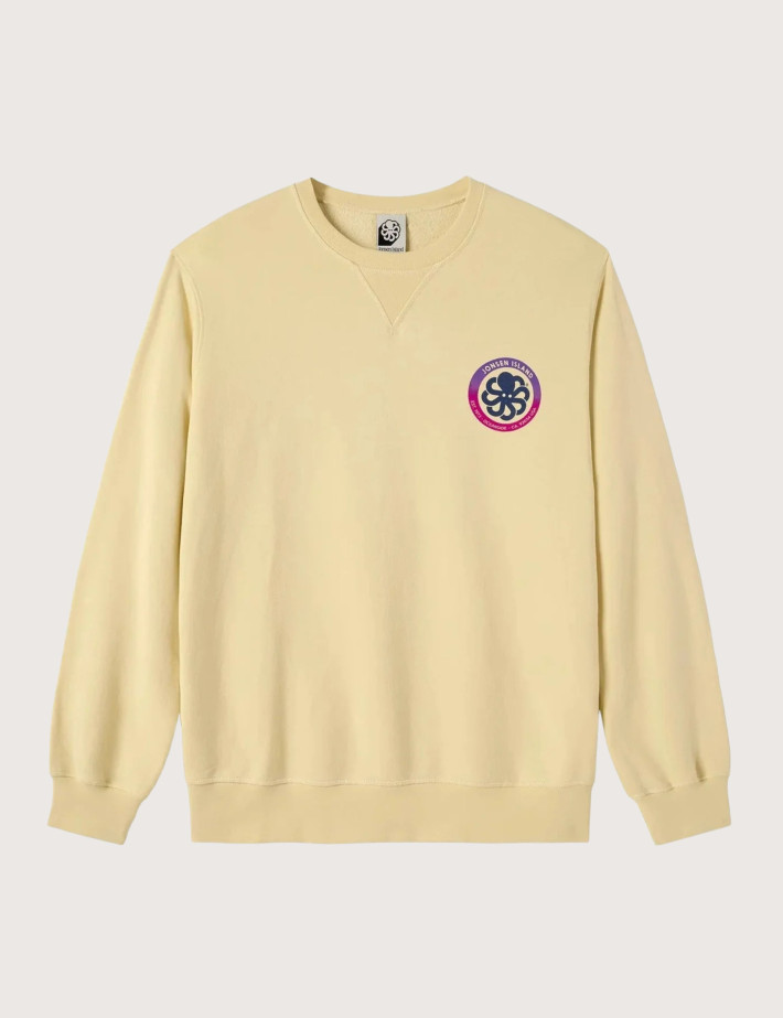 Sweat Homme Classic Authentic Jaune