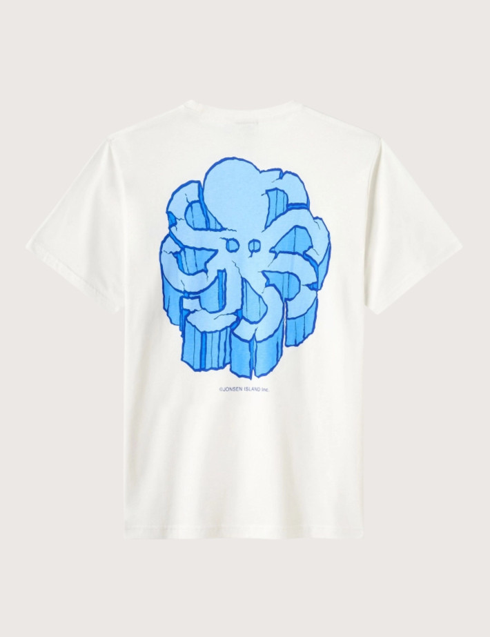Jonsen Island T-Shirt Homme Manches Courtes Classic Big Stone Age Coconut - 2