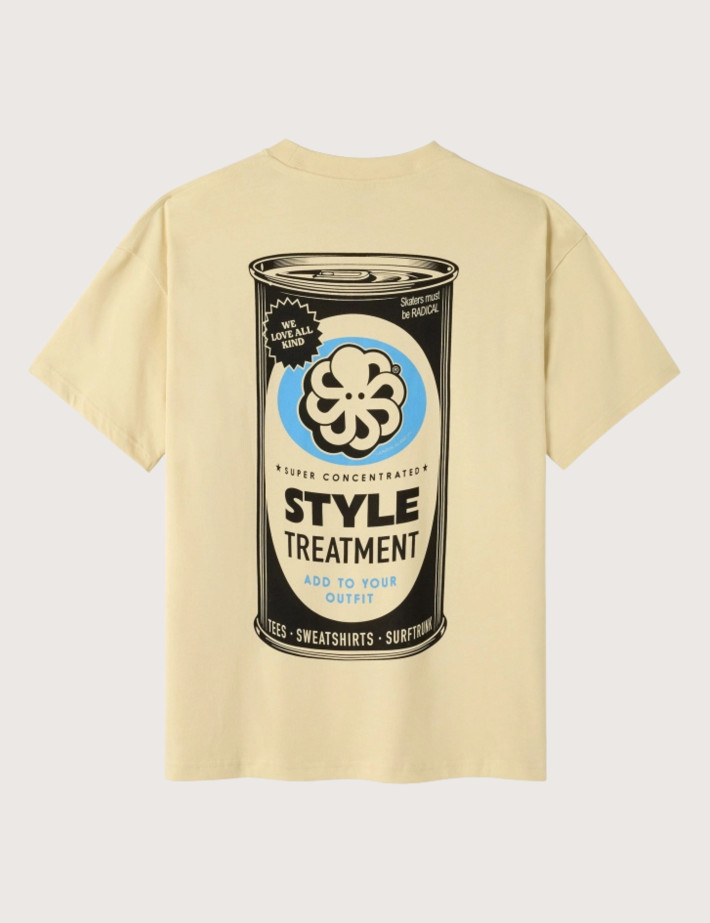 Jonsen Island T-Shirt Homme Manches Courtes Confort Can Style Jaune - 2