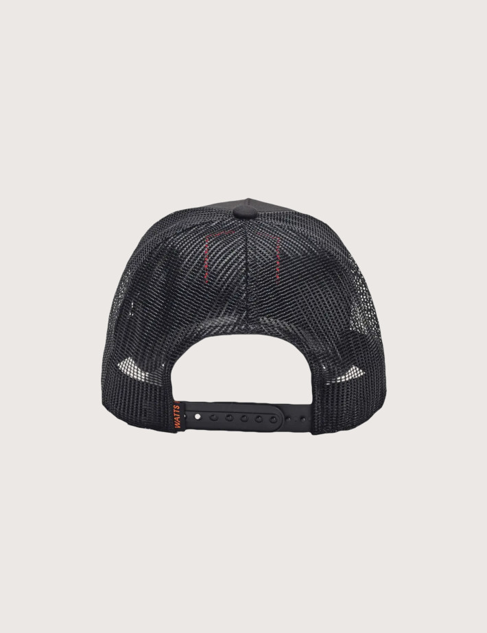 WATTS Casquette Logo Miami Noir Orange Fluo - 2