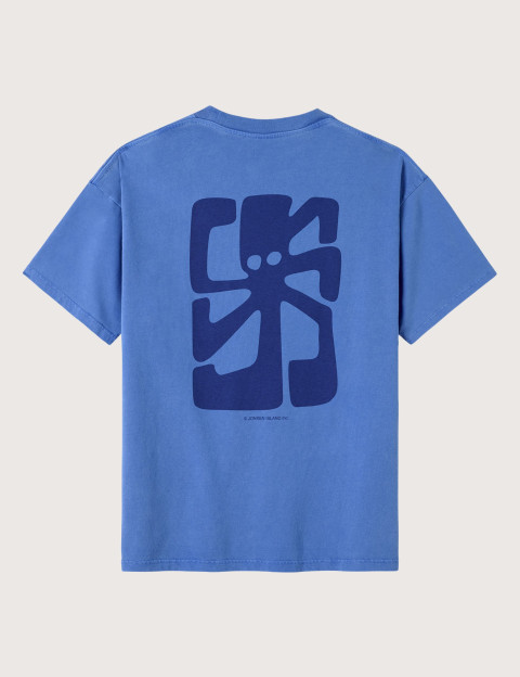 Jonsen Island T-Shirt Homme Manches Courtes Confort The Artist Bleu