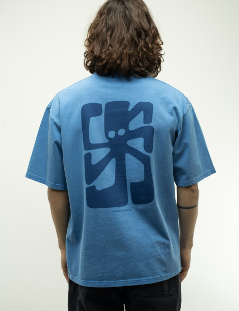 Jonsen Island T-Shirt Homme Manches Courtes Confort The Artist Bleu - 2