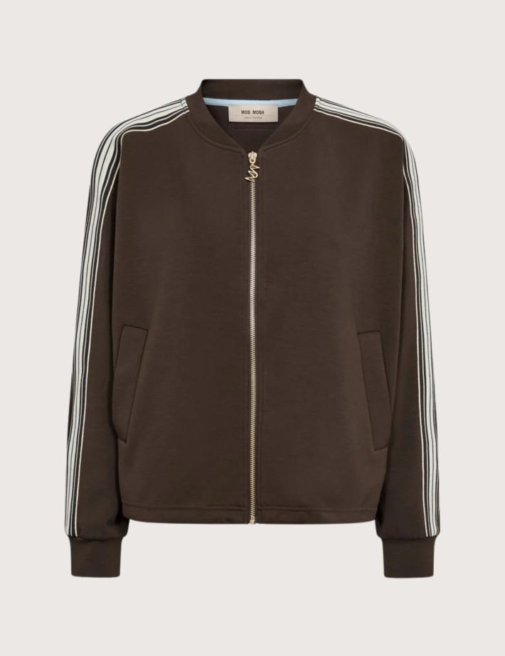 MOS MOSH Veste Femme de Survêtement Ardie Marron