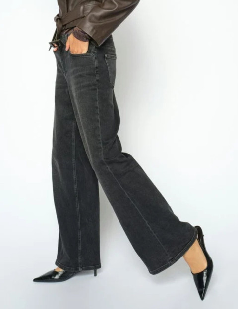 MOS MOSH Jean Femme Dara Hera Gris Foncé - 3
