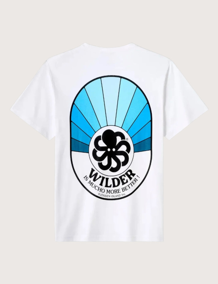 Jonsen Island T-Shirt Homme Manches Courtes Classic Mucho Better Blanc