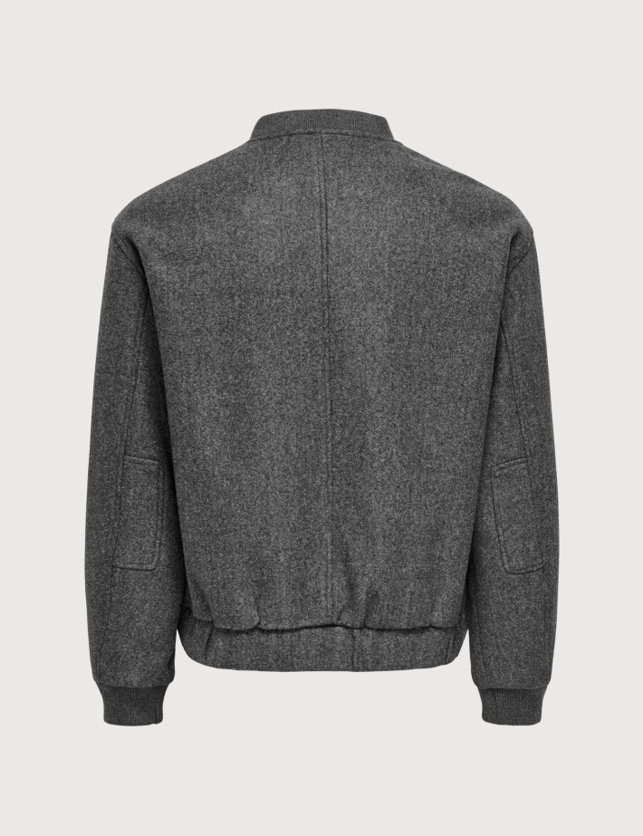Only & Sons Bomber Homme Worf Anthracite - 3