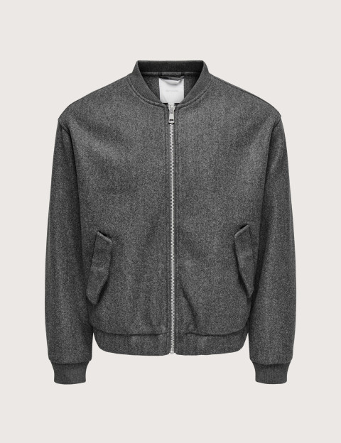 Only & Sons Bomber Homme Worf Anthracite